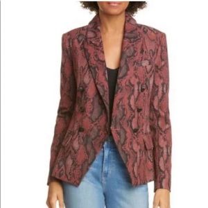 L’Agence Animal Print Blazer - Size 4